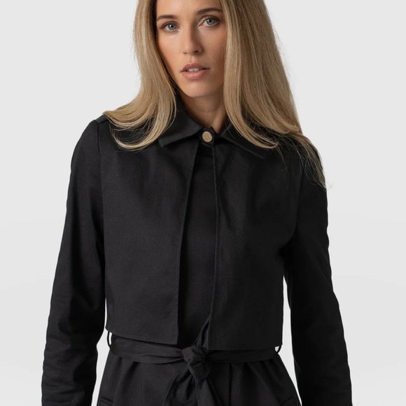 Saint and Sofia CLASSIC TRENCH coat - size 8 - Picture 3 of 16